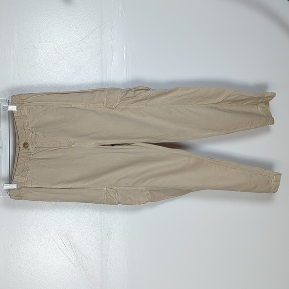 Faherty Elastic Waist Khaki Cargo Pants - Picture 1 of 13